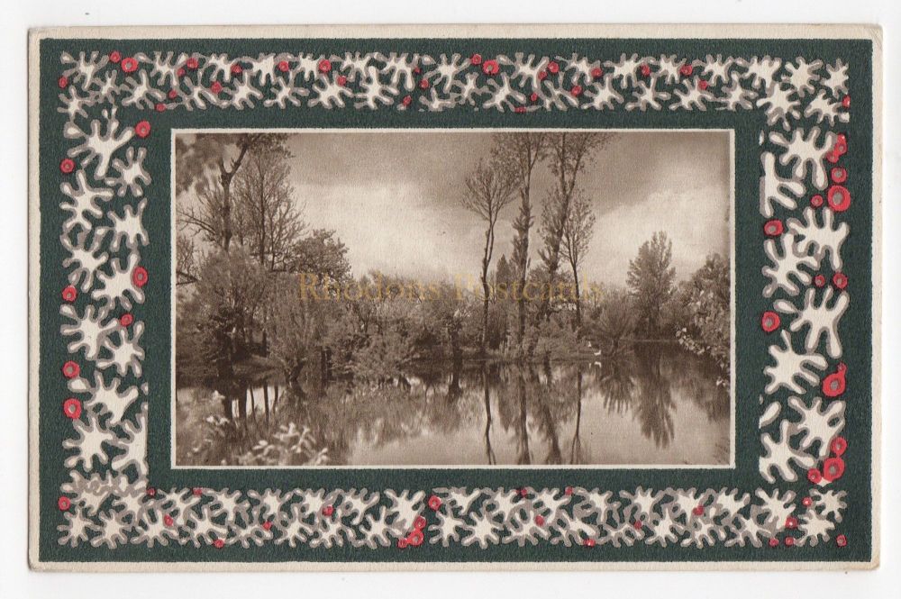 Hungary - Early 1900s Postcard With Magyar Posta 5 Filler Stamp