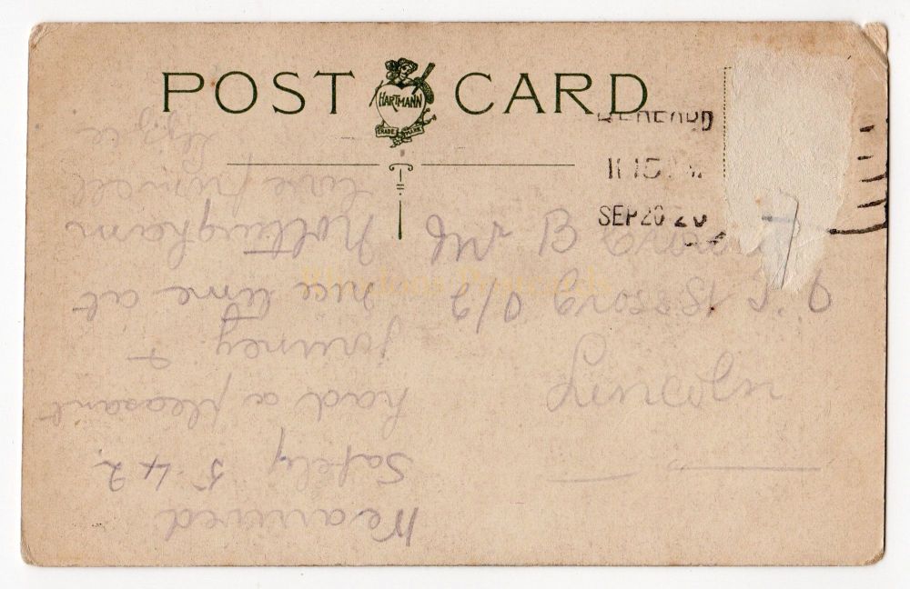 Bunyan Statue Bedford - Early 1900s Postcard