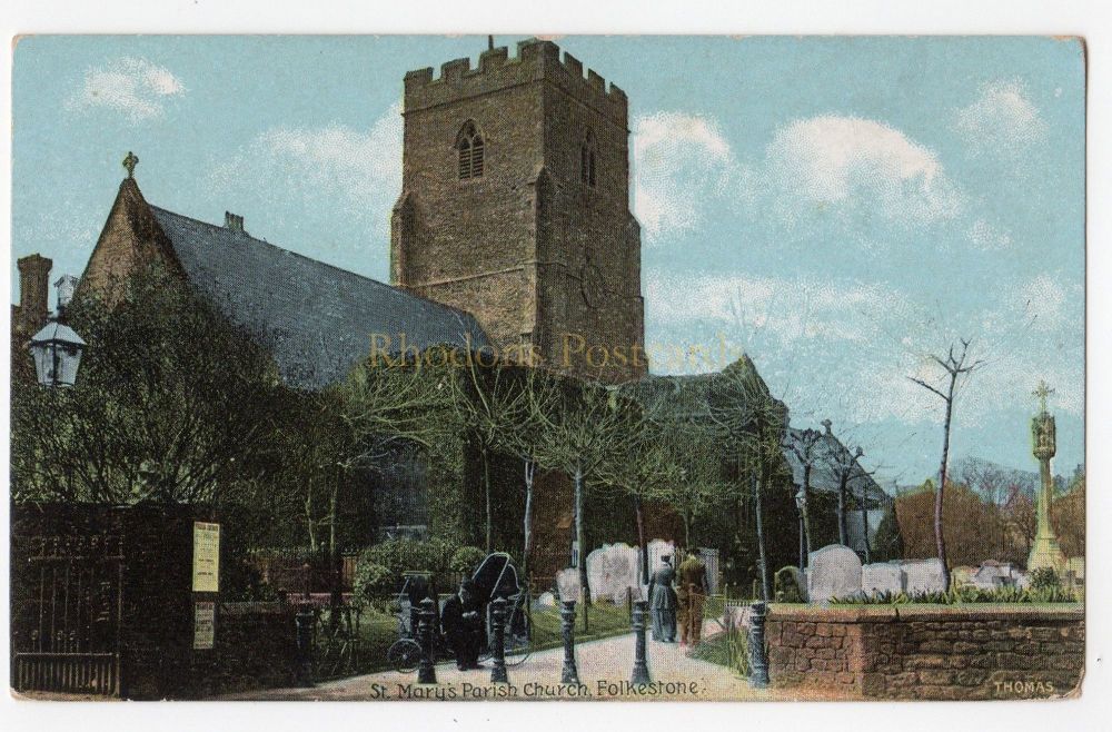 St Marys Parish Church Folkstone Kent - Early 1900s Christian Novels Publis
