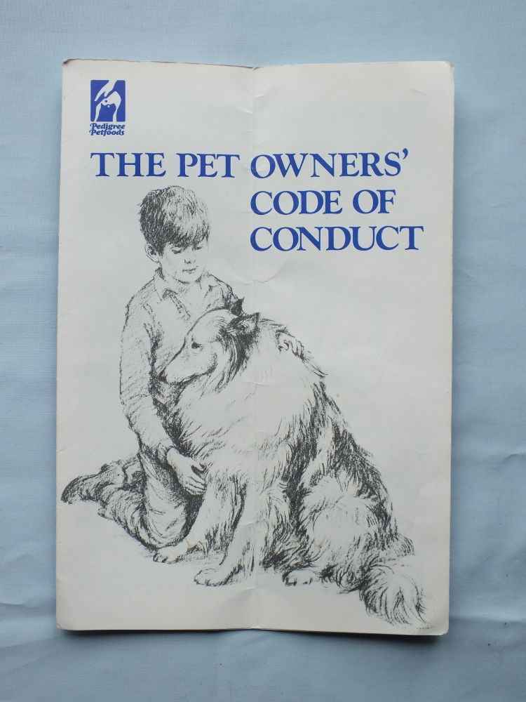 The Pet Owners Code of Conduct - Circa 1970s Advertising - Pedigree Petfoods