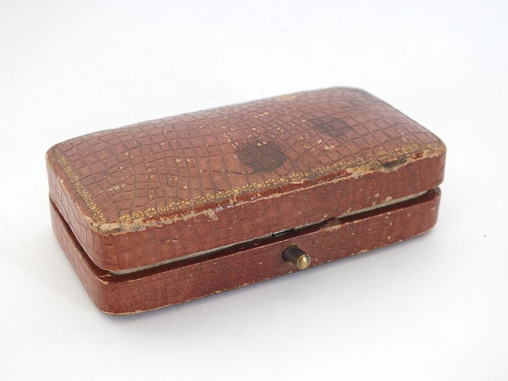 Antique Jewellers Stick Pin Presentation or Storage Box-R Salisbury & Sons Guildford