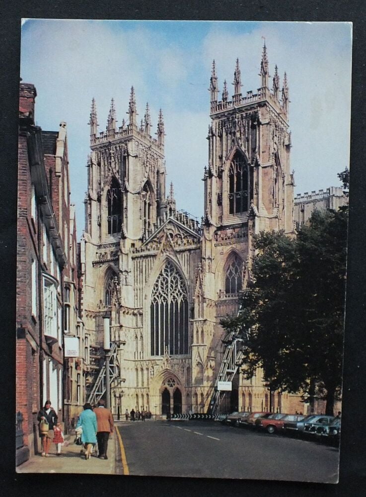 York Minster-The West Front-Circa 1980s Dixon Photo Postcard