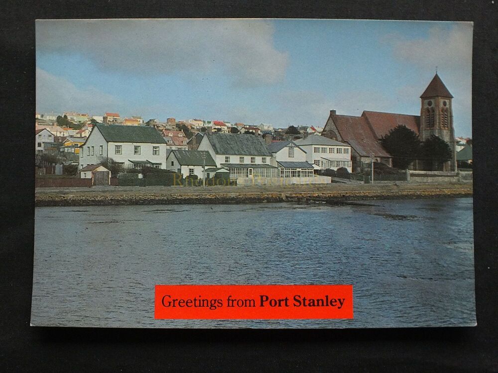 Port Stanley Falkland Islands-Circa 1980s Greetings Postcard