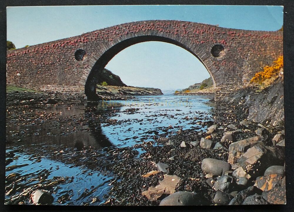 The 'Bridge Over The Atlantic' Near Easdale, Argyll, Scotland Colour Photo Postcard