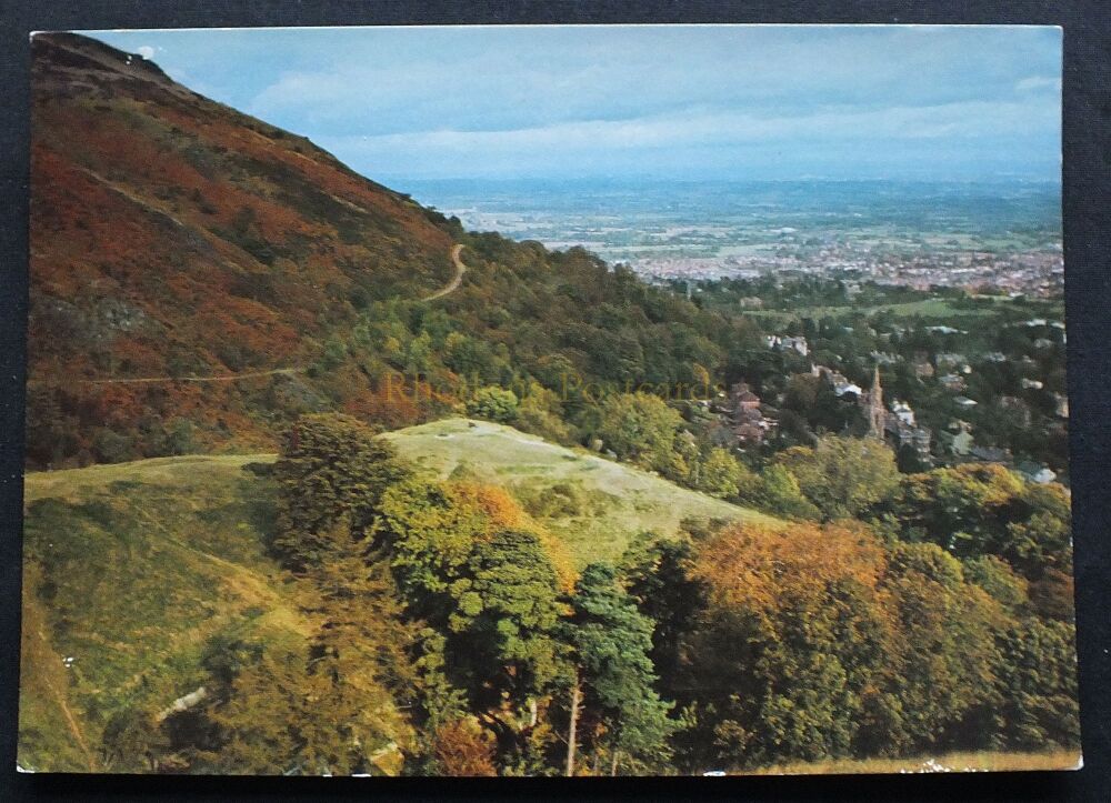 North Hill and St Anns Delight, Malvern Hills, Worcestershire-Colour Photo Postcard