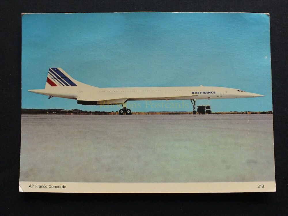 Air France Concorde-Circa 1980s Postcard