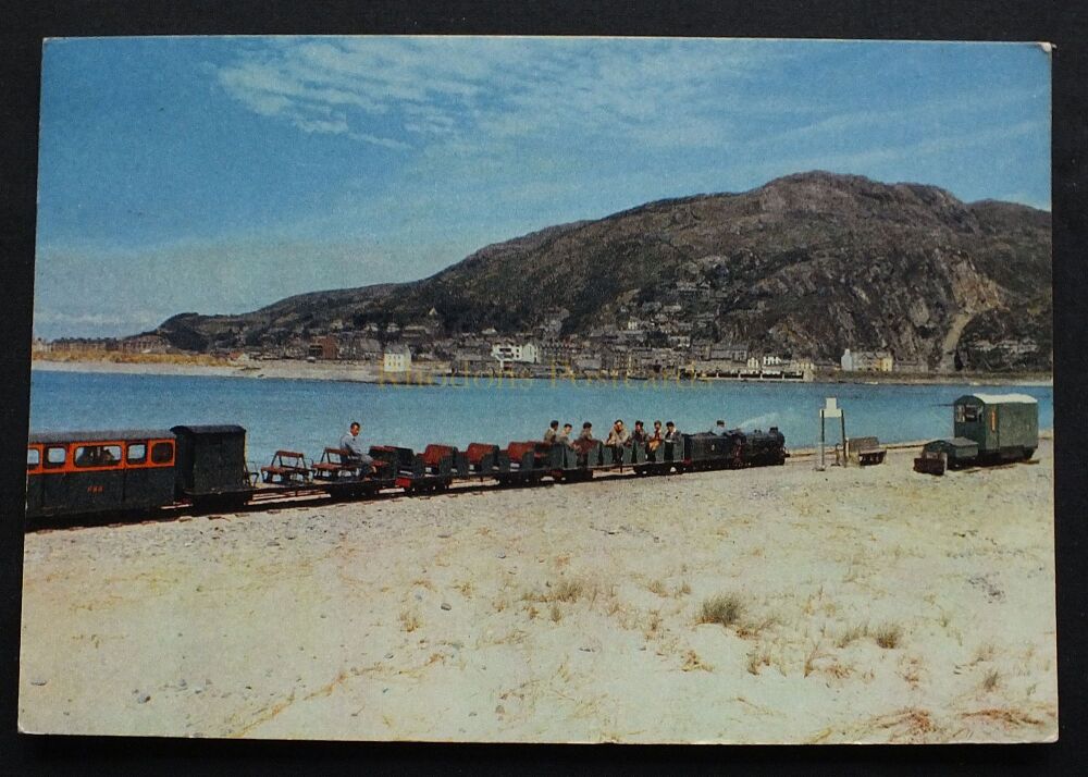 Fairbourne Miniature Railway Terminus-Penrhys Point, Mid Wales-1960s Photo Postcard