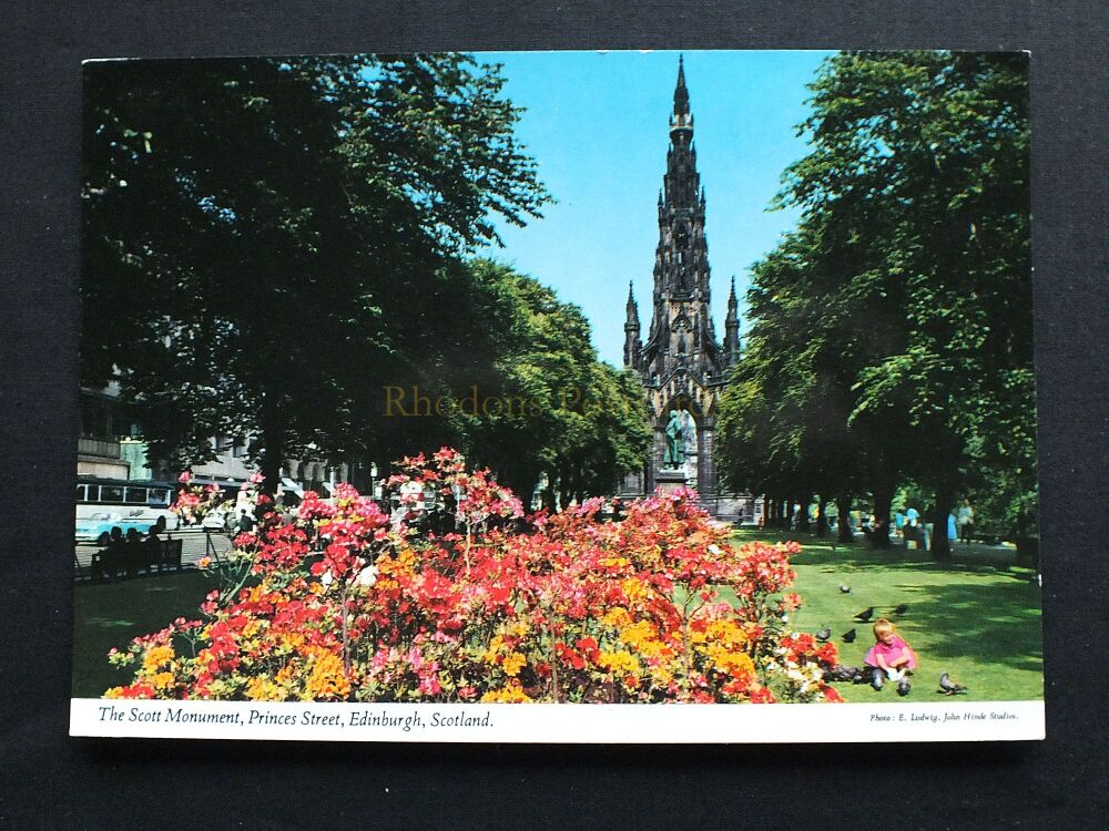 The Scott Monument, Princes Street, Edinburgh-Circa 1970s Colour Postcard