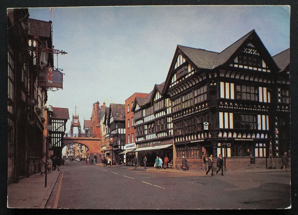 Eastgate Street, Chester-Circa 1980s Photo Postcard