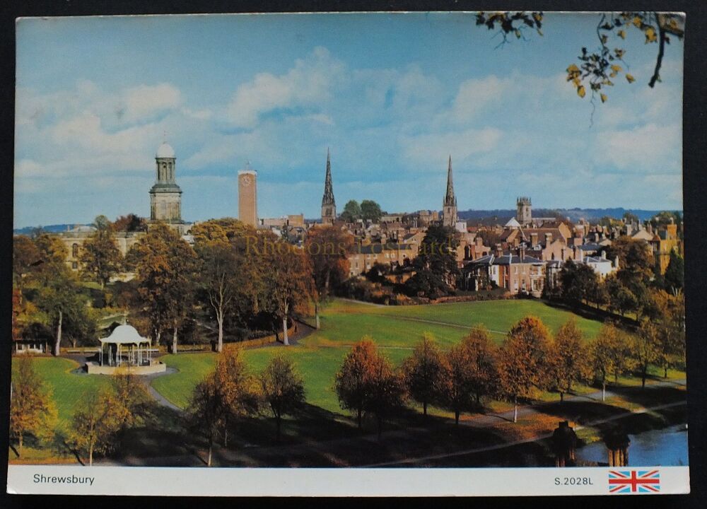 Shrewsbury, Shropshire-Circa 1980s Landscape View Postcard