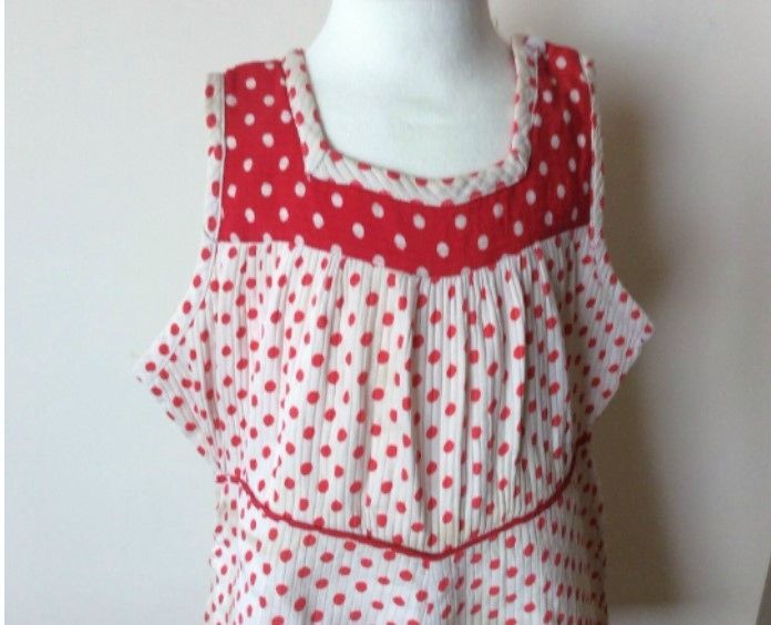 Glenroyal Polka Dot Culotte Romper Suit Dress-1950s or 1960s Vintage