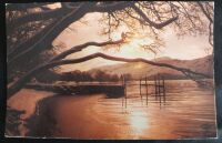 Sunset View-Derwentwater, Cumbria-Colour Postcard