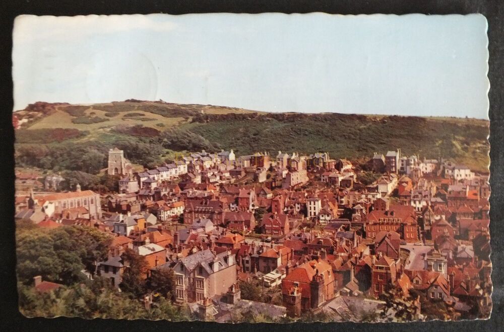 Hastings Sussex-From West Hill-1960s Shoesmith & Etheridge Postcard
