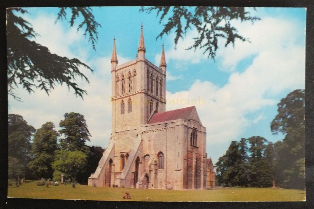 Pershore Abbey Worcestershire-Circa 1970s Photo Postcard