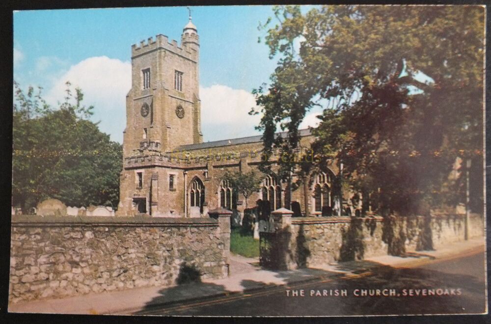 The Parish Church Sevenoaks Kent-Colour Photo Postcard