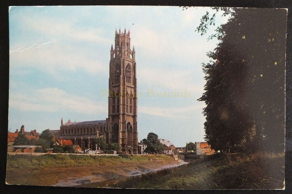 St Botolphs Church, Boston, Lincolnshire-Photo Precision Postcard