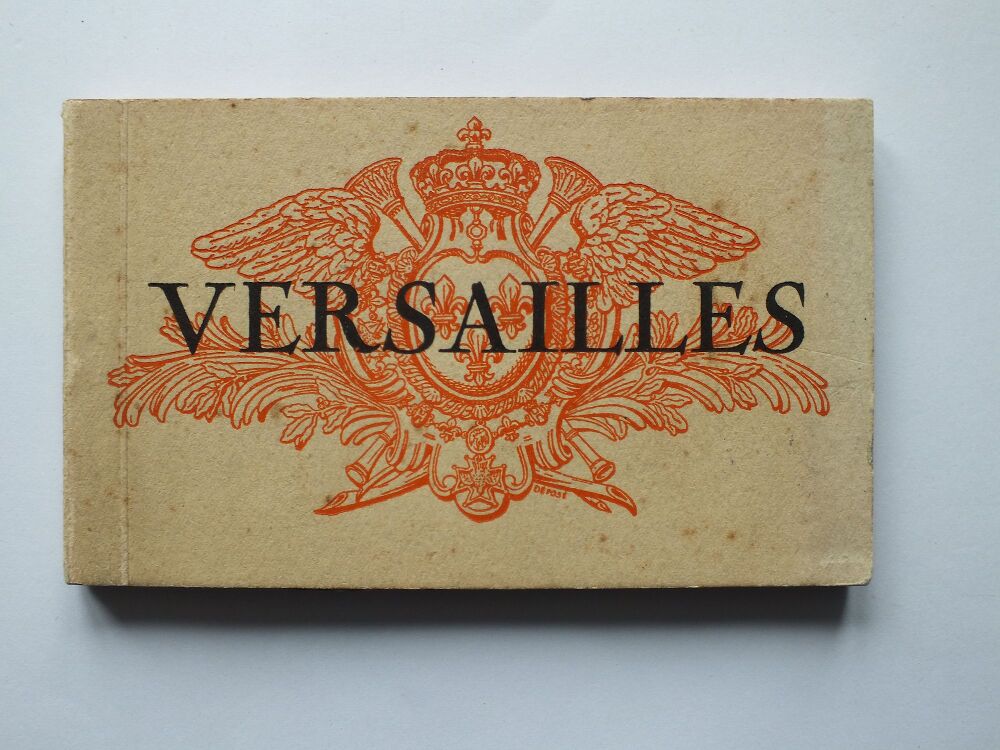 Versailles-Early 1900s Souvenir Postcard Booklet-24 Detachable Photo Postcards