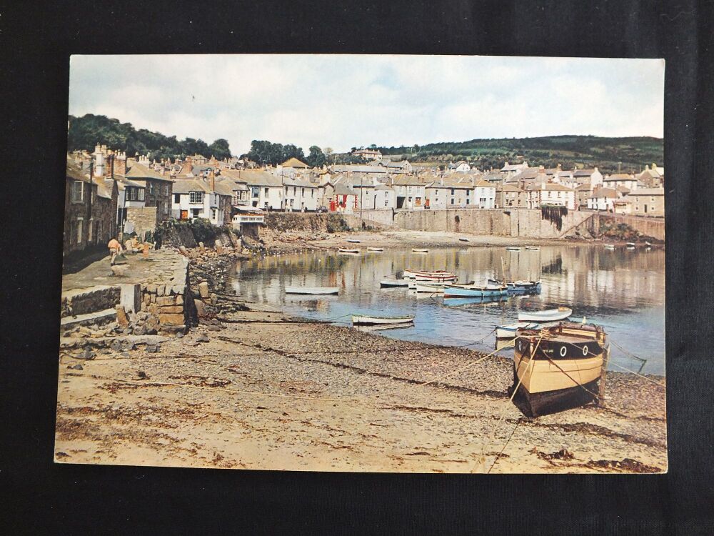 Harbour View Postcard Mousehole Cornwall-J Arthur Dixon Studios