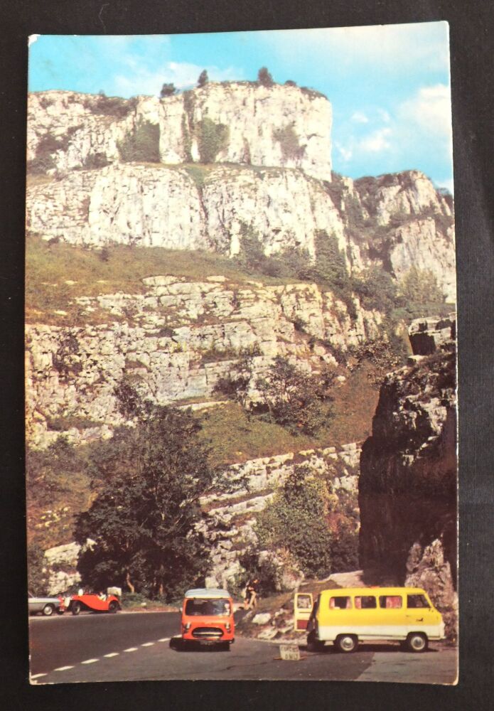 Cheddar Gorge Somerset-1970s Harvey Barton Photo Postcard