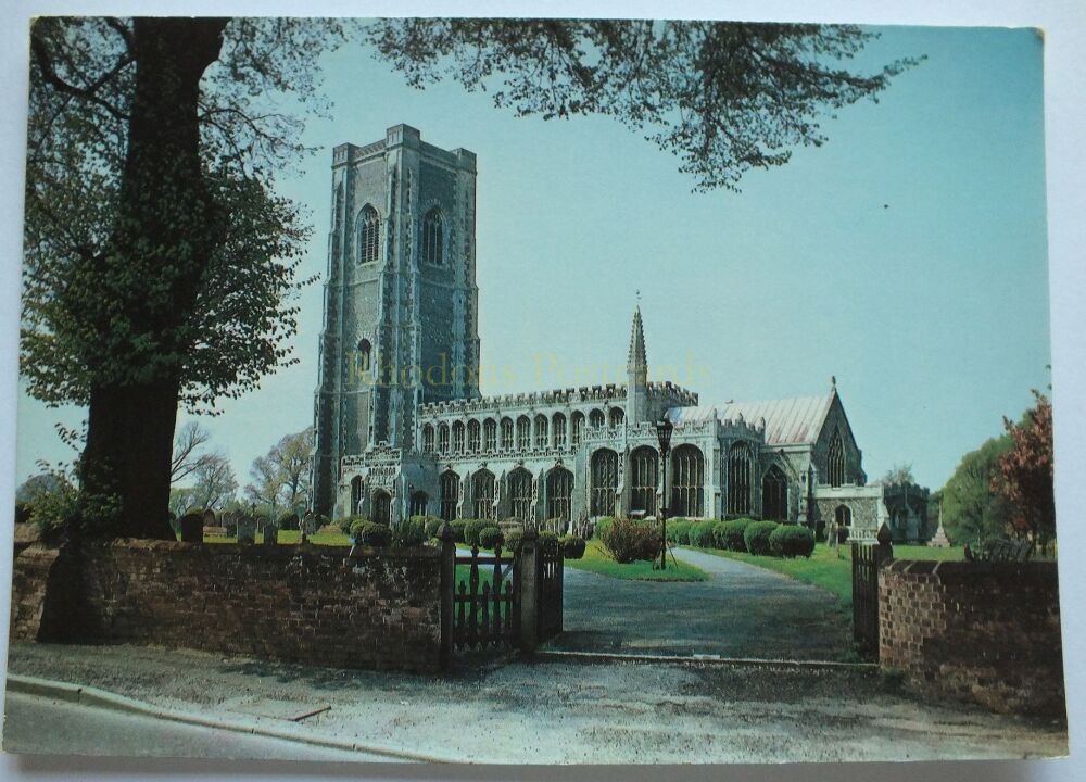 The Church Of Saints Peter And Paul Lavenham Suffolk-Colour Photo Postcard