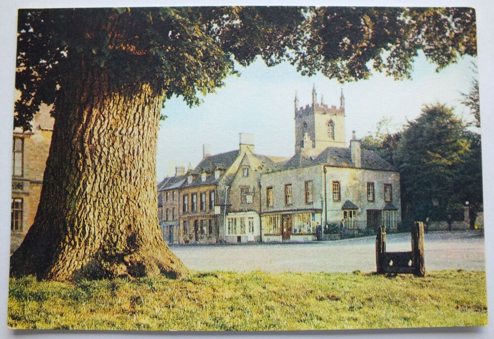 The Stocks Stow-on-the-Wold Gloucestershire-Circa 1980s Photo Postcard