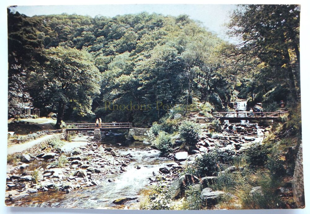 Watersmeet Lynmouth Devon-Colour Photo Postcard