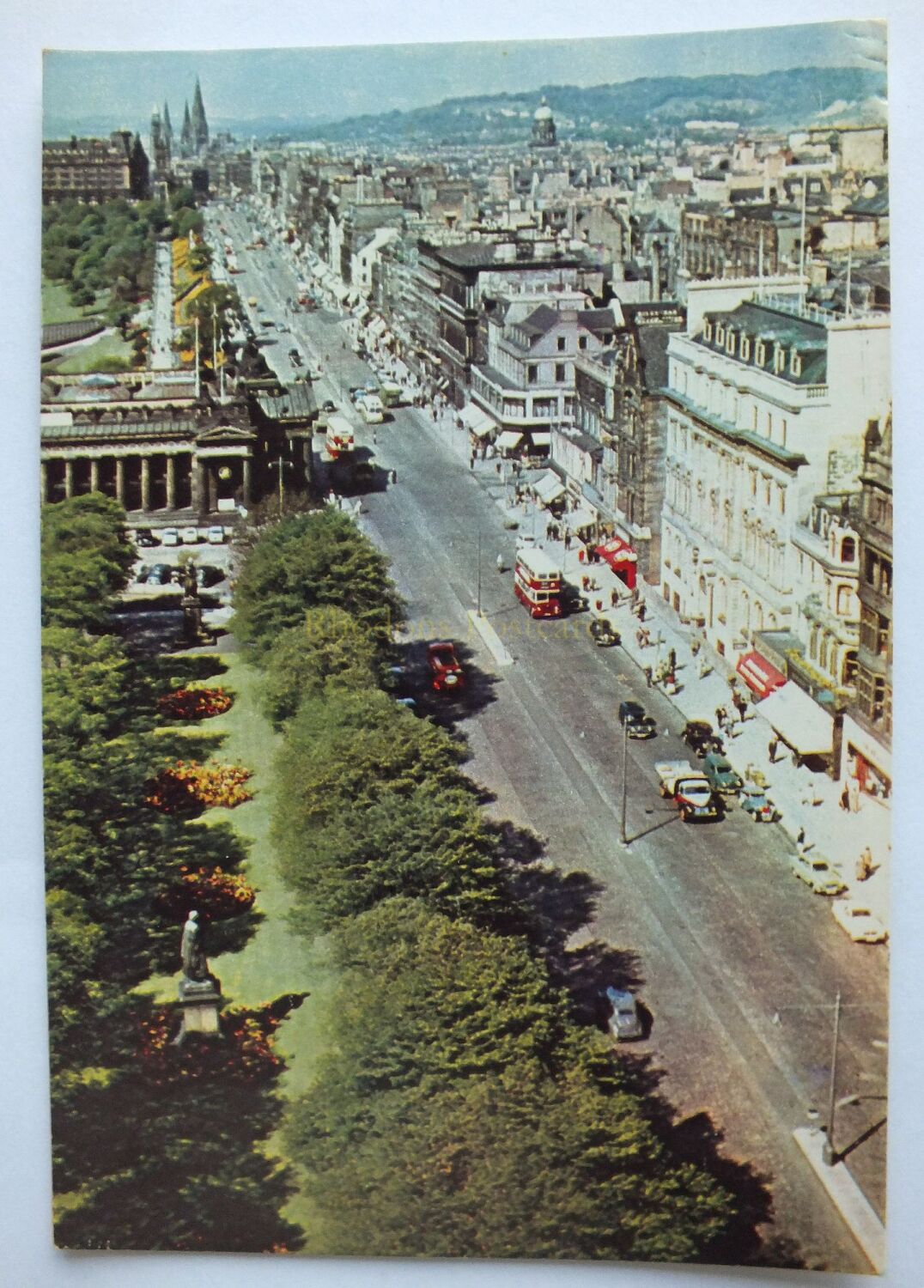 Edinburgh Princes Street-View From Scott Monument Looking West-Dixon Photo 