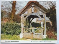 Lych Gate Barsham Church Suffolk-Womens Institute  Photo Postcard