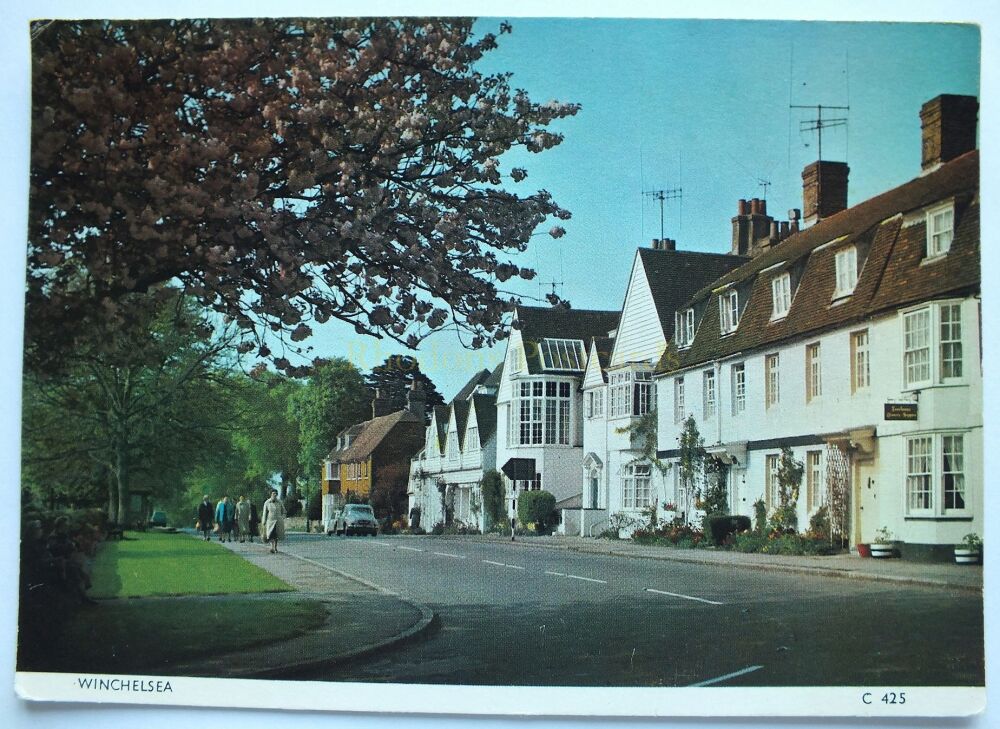 Winchelsea Sussex-Circa 1970s Street View Postcard