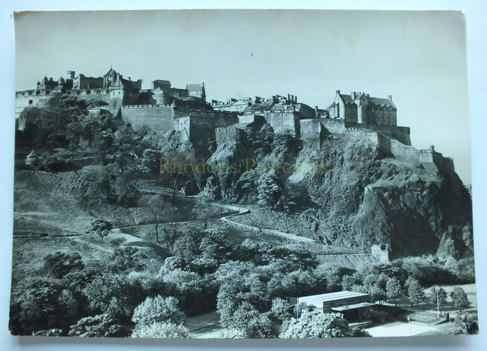 Edinburgh Castle-Circa 1960s Photo Postcard