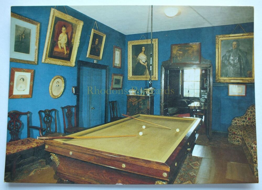 The Billiard Room, Victor Hugo House-Guernsey C I Postcard