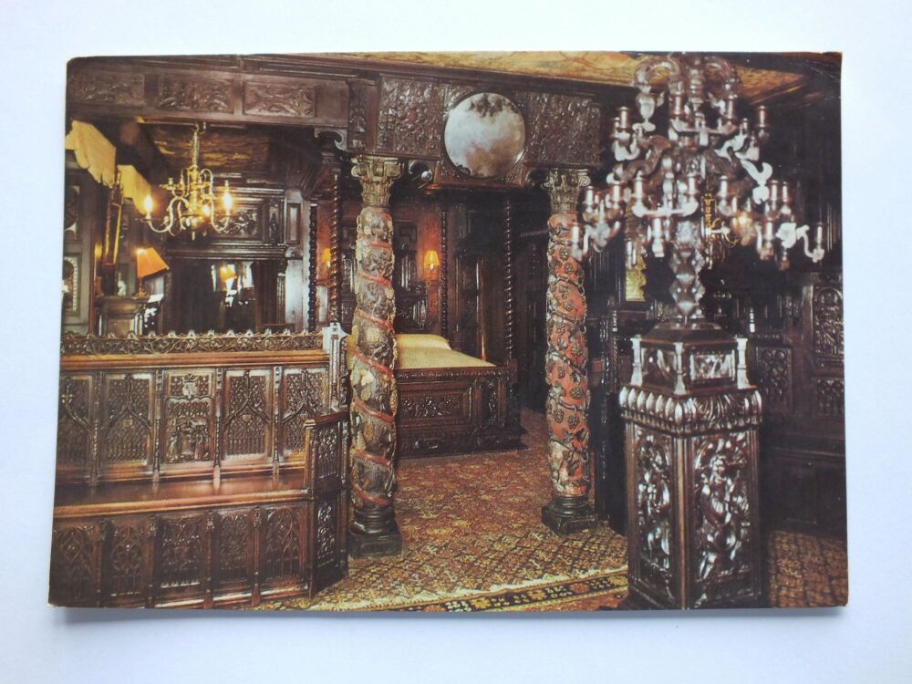 Garibaldi Bedroom, Victor Hugo House-Guernsey C I Postcard
