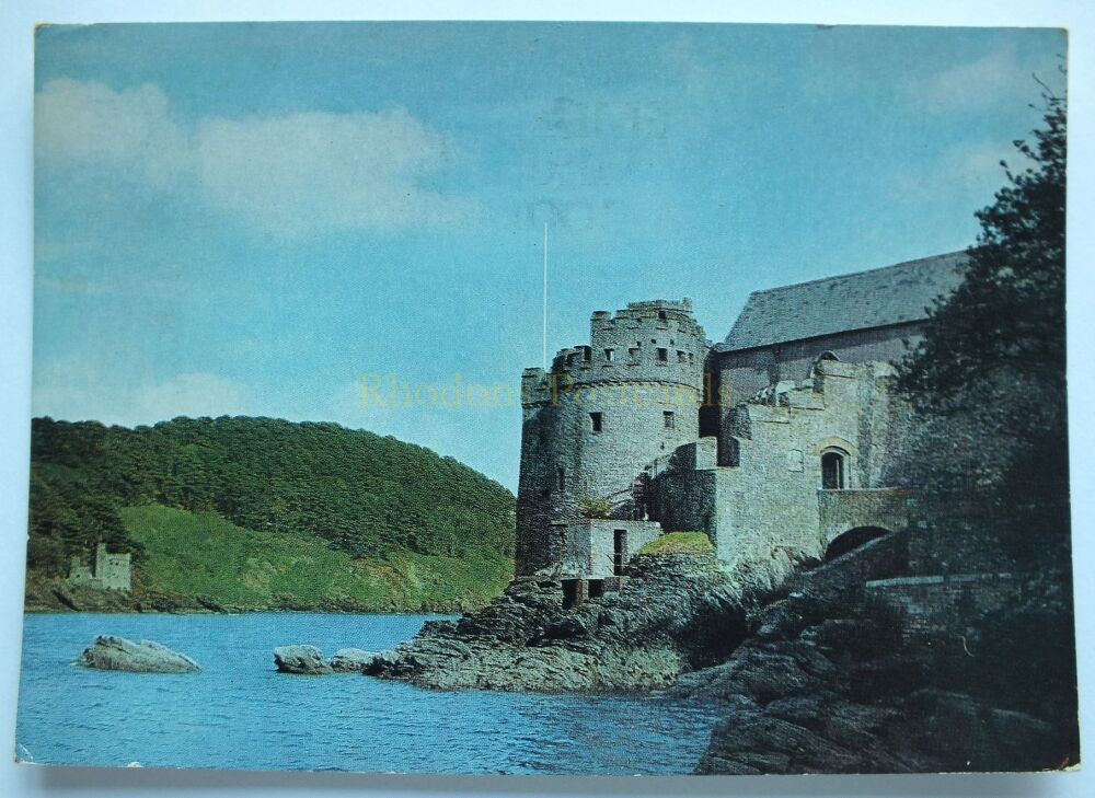 Dartmouth Castle and Church of St Petrox Devon-1970s Postcard