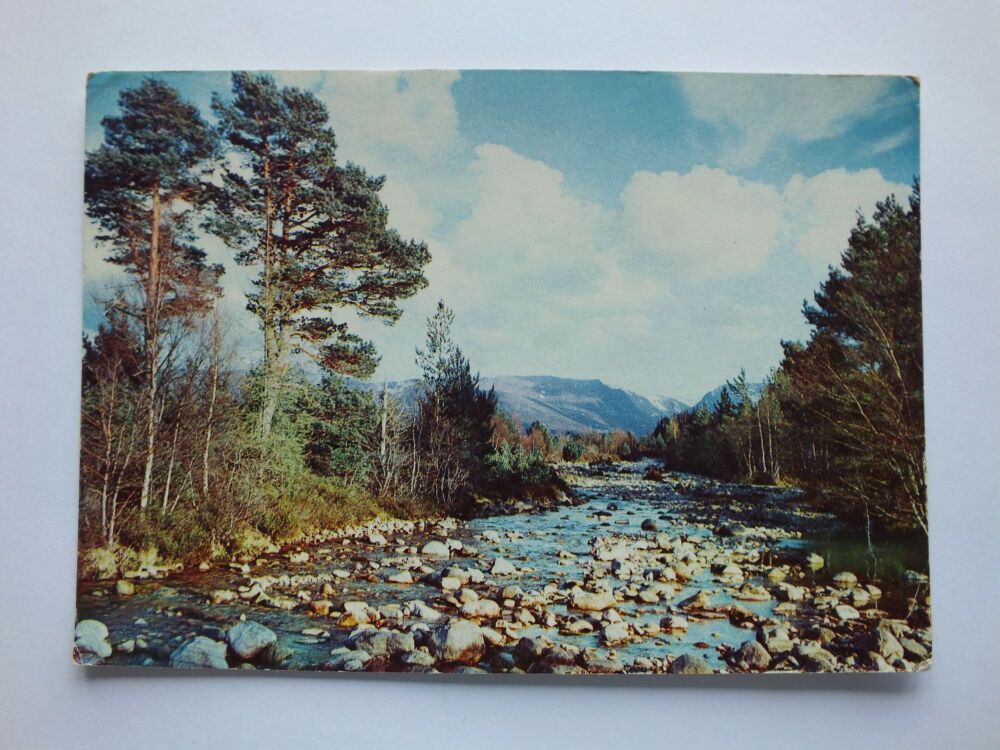 Larig Ghru From Coylumbridge Sutherland Scotland-Colour Photo Postcard