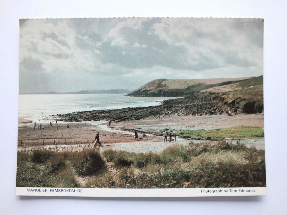 Manobier Pembrokeshire-Colour Photo Postcard