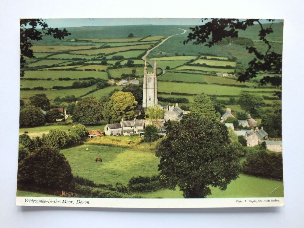 Widecombe In The Moor Devon-Colour Photo Postcard
