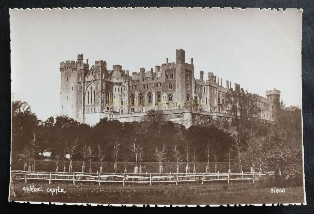 Arundel Castle Sussex- Photochrom Postcard