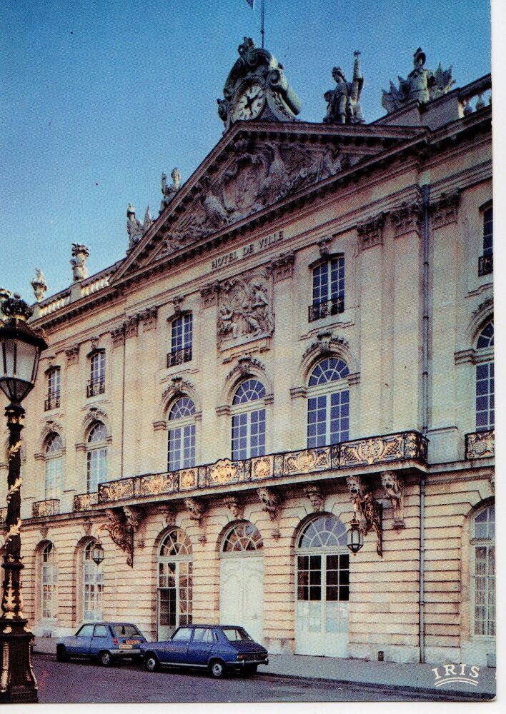 L'Hotel de Ville Nancy France-1970s Photo Postcard