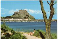 Gorey, Jersey, Channel Islands- View of Mont Orgueil Castle-Colour Photo Postcard