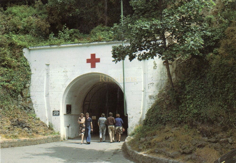 German Military Underground Hospital Entrance, Jersey, UK Channel Islands-Colour Photo Postcard