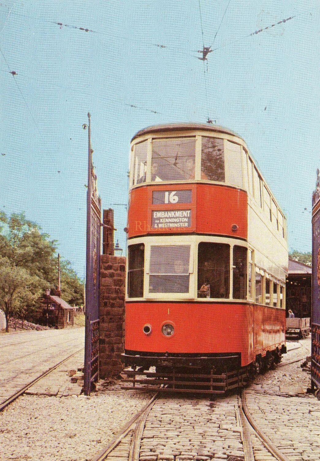 National Tram Museum, Crich, Matlock,Derbyshire-Circa 1980s Postcard