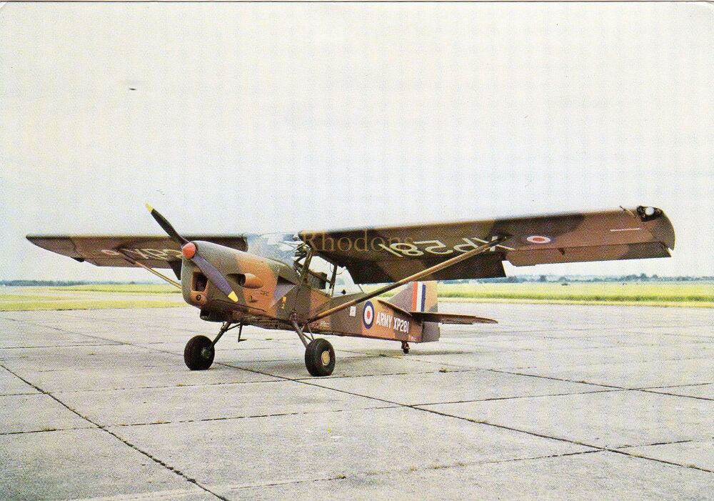 Auster AOP9-Duxford Aircraft Collection- Imperial War Museum Postcard