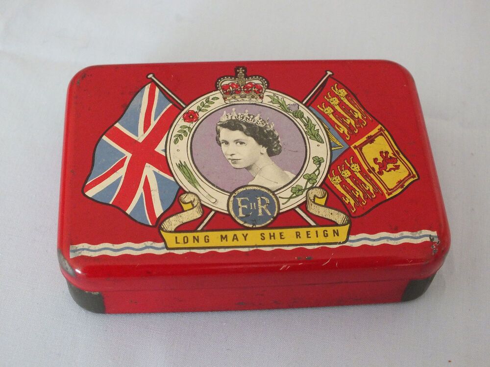 1953 Queen Elizabeth II Coronation Oxo Commemorative Tin