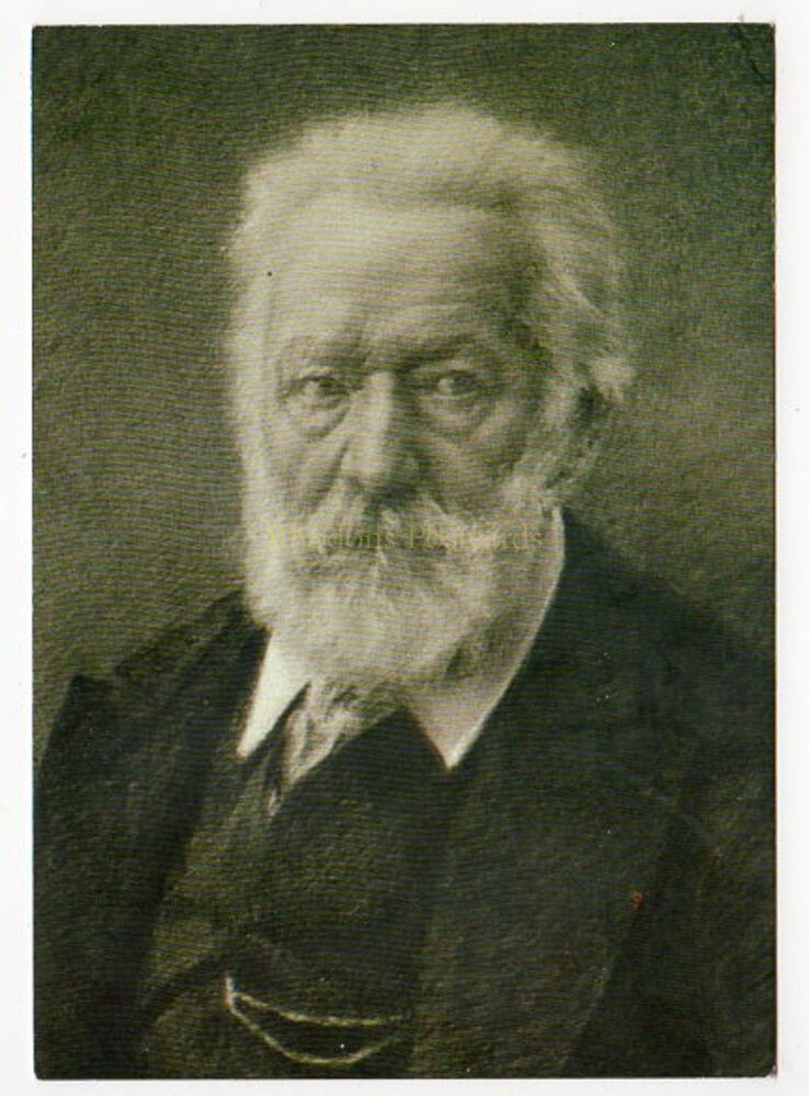 Hautville House Guernsey CI -Portait of Victor Hugo By Boetzel (1885)-Jarrold Postcard