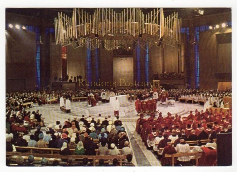 Metropolitan Cathedral Of Christ The King, Liverpool-Colour Photo Postcard