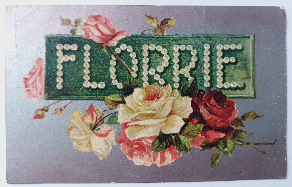 Early 20th Century Greetings Postcard For Florrie