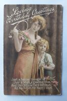 Loving Birthday Greetings-Early 1900s Philco Postcard