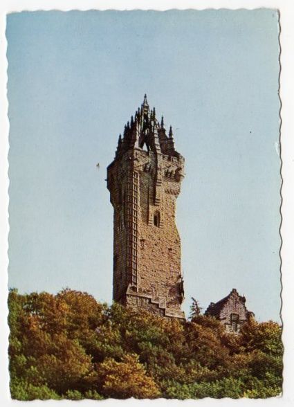 Wallace Monument, Stirling, Scotland-Valentines Scots Pictorial Series Postcard