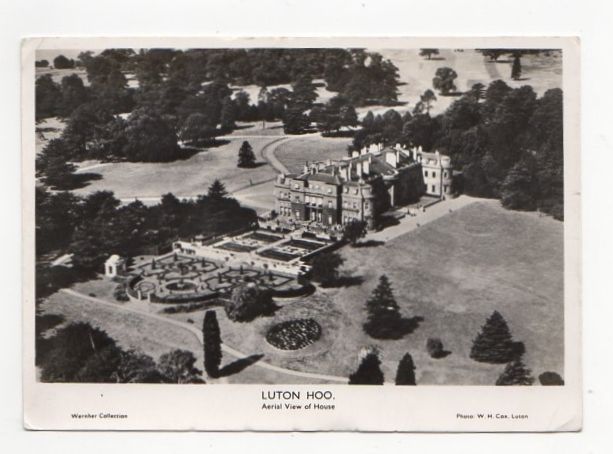 Luton Hoo House and Estate, Bedfordshire-Aerial View Real Photo Postcard