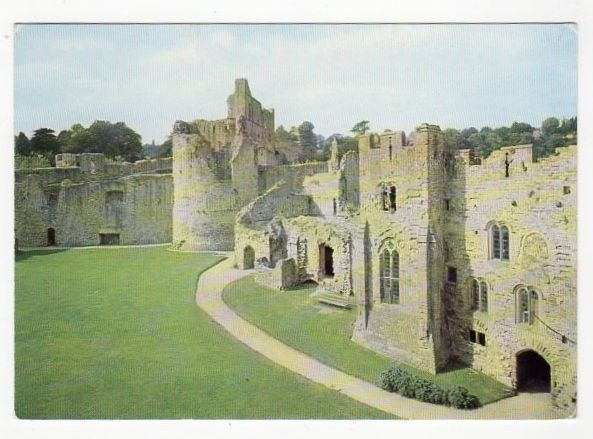 Chepstow Castle, Gwent-Lower Bailey Showing Great Hall, Colour Photo Postcard
